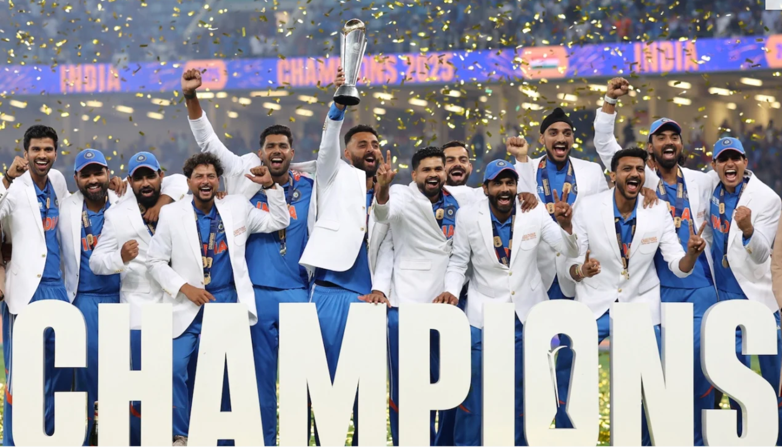 India Wins ICC Champions Trophy 2025 | Match Highlights & Key Performances